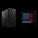 XPG Defender Pro Mid-Tower Chassis PC Case - Black