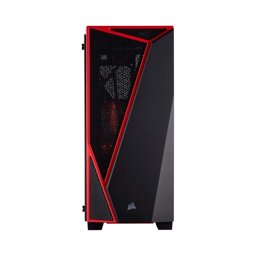 Corsair Carbide Series SPEC-04 Tempered Glass Mid-Tower Gaming Case - Black/Red
