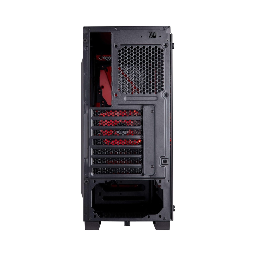 Corsair Carbide Series SPEC-04 Tempered Glass Mid-Tower Gaming Case - Black/Red