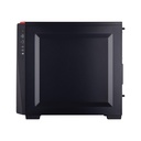 Corsair Carbide Series SPEC-04 Tempered Glass Mid-Tower Gaming Case - Black/Red