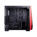 Corsair Carbide Series SPEC-04 Tempered Glass Mid-Tower Gaming Case - Black/Red