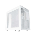 Xigmatek Aqua Ulta Air Midtower ATX Front Side & Left Side Tempered Glass Panel Case with 7 ARGB Fans - White