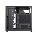 GameMax F36 Micro Tower Mesh Tempered Glass Side Panel Case with 3 RGB Fans - Black
