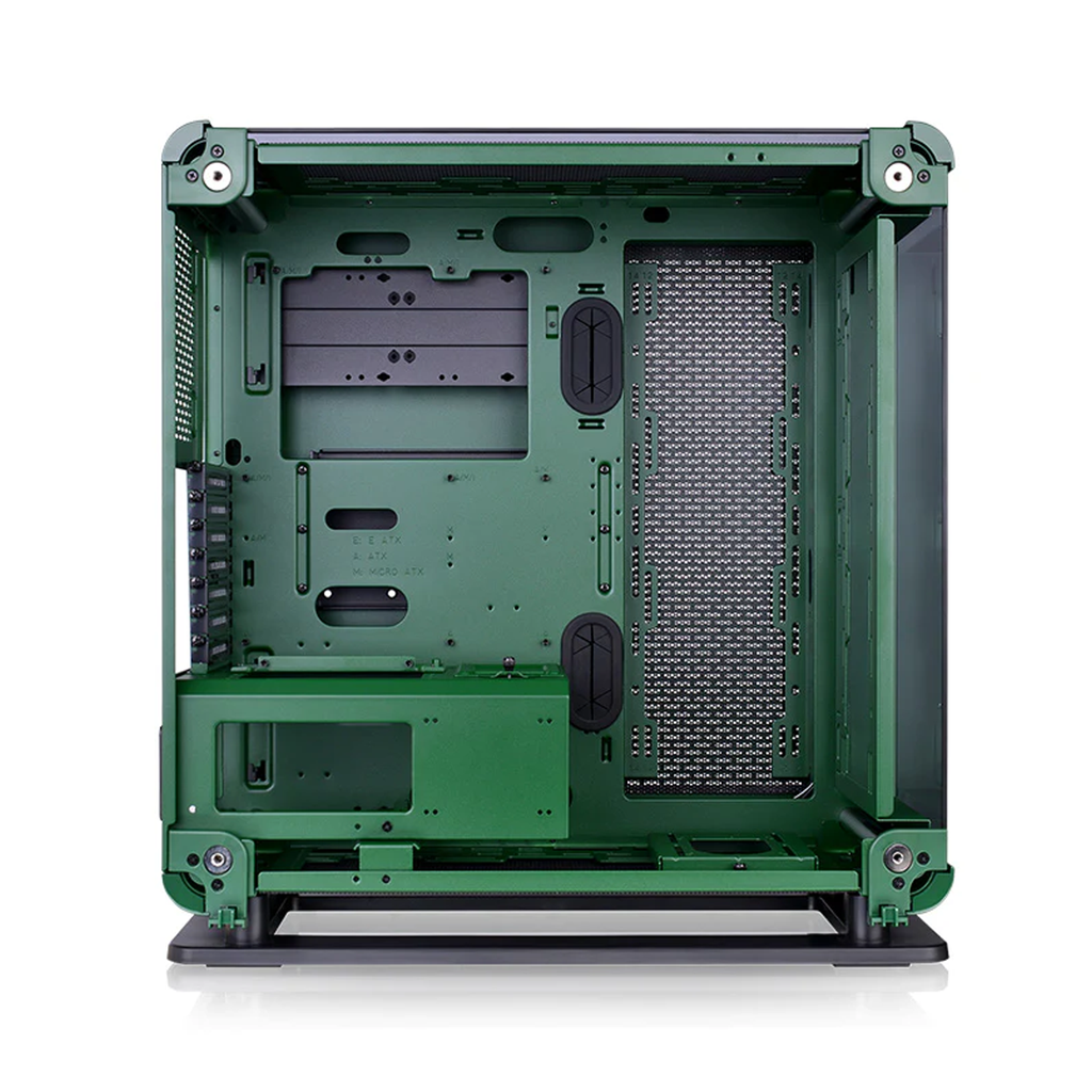 ThermalTake Core P6 TG Mid Tower Three Panel Front,Top & Left Side Tempered Glass Case Without Fan - Racing Green