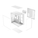 Sharx Profin XI700W Mid Tower Two Panel Front & Left Side Tempered Glass Case with 7 RGB Fans - White