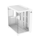 Sharx Profin XI700W Mid Tower Two Panel Front & Left Side Tempered Glass Case with 7 RGB Fans - White