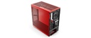 HYTE Y40 Mid Tower Two Panel Front & Left Side Tempered Glass Case With 2 Fan - Black/Red