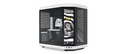 HYTE Y70 TOUCH INFINITE - 14.5 Inch Touchscreen Mid Tower Two Panel Front & Left Side Tempered Glass Case without Fan - Black/White