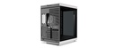 HYTE Y70 TOUCH INFINITE - 14.5 Inch Touchscreen Mid Tower Two Panel Front & Left Side Tempered Glass Case without Fan - Black/White