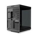 HYTE Y70 Mid Tower Two Panel Front & Left Side Tempered Glass Case without Fan - Black