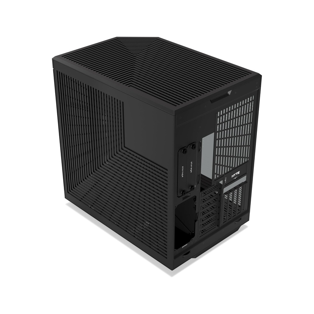 HYTE Y70 Mid Tower Two Panel Front & Left Side Tempered Glass Case without Fan - Black