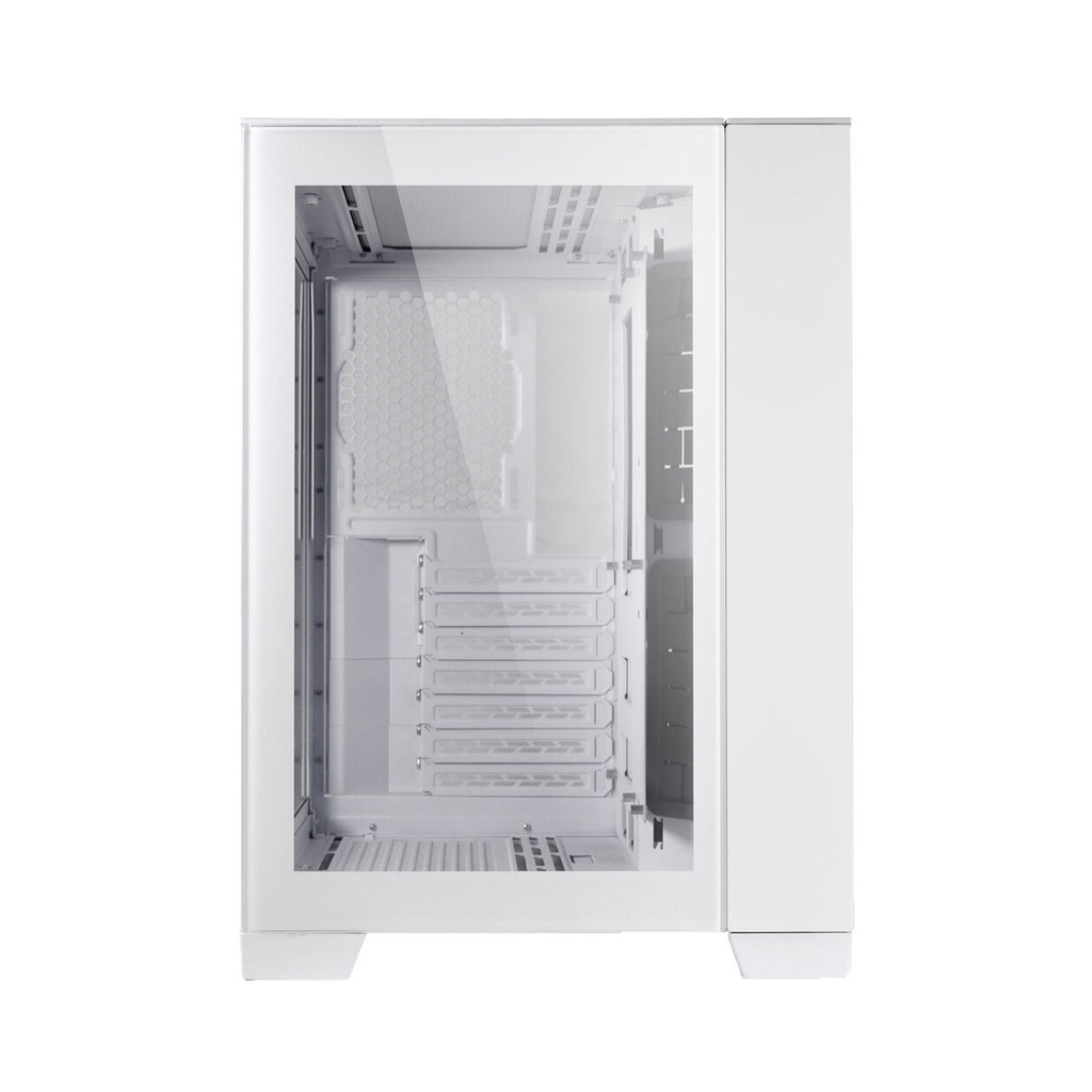 LIAN LI O11 Dynamic Mini Front And Side Tempered Glass Panel Micro ATX Tower Case - Snow Edition (No Fans Included)