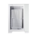 LIAN LI O11 Dynamic Mini Front And Side Tempered Glass Panel Micro ATX Tower Case - Snow Edition (No Fans Included)