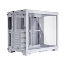 LIAN LI O11 Dynamic Mini Front And Side Tempered Glass Panel Micro ATX Tower Case - Snow Edition (No Fans Included)