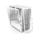 NZXT H7 Elite Premium ATX Mid Tower Two Panel Front & Left Side Tempered Glass Case with 4 RGB Fans - White