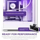 NZXT H7 Elite Premium ATX Mid Tower Two Panel Front & Left Side Tempered Glass Case with 4 RGB Fans - White
