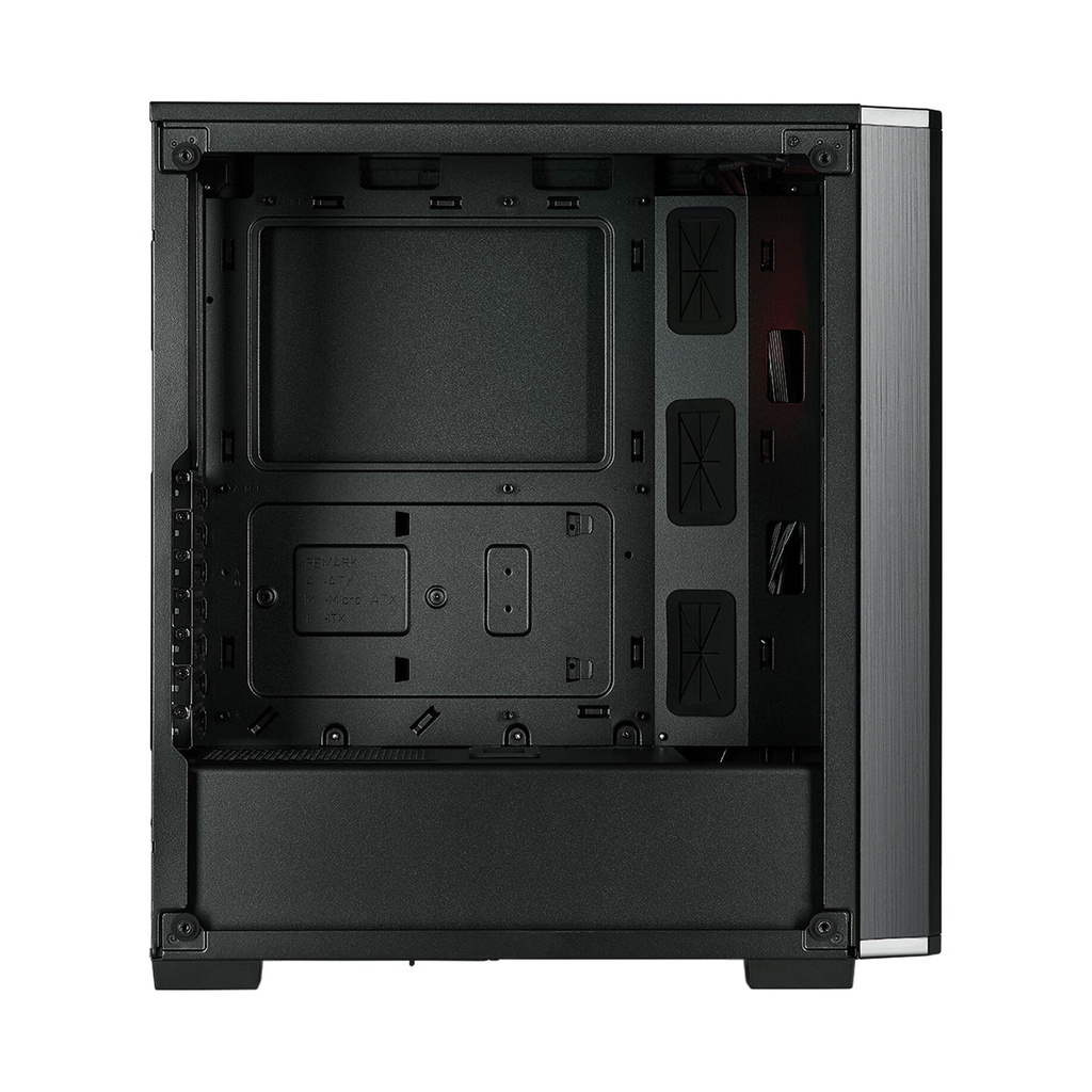 Corsair Carbide Series 175R RGB Mid Tower Steel Plastic Tempered Glass Panel Case with 1 Fan - Black