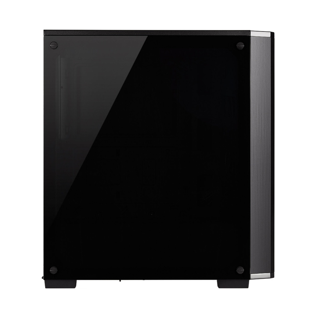 Corsair Carbide Series 175R RGB Mid Tower Steel Plastic Tempered Glass Panel Case with 1 Fan - Black