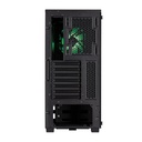 Corsair Carbide Series 175R RGB Mid Tower Steel Plastic Tempered Glass Panel Case with 1 Fan - Black