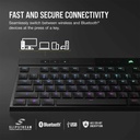 Corsair K100 Air Wireless RGB Mechanical Gaming Keyboard Cherry MX Key Switch Ultra Low Profile Tactile & Fast - Black