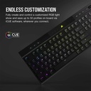Corsair K100 Air Wireless RGB Mechanical Gaming Keyboard Cherry MX Key Switch Ultra Low Profile Tactile & Fast - Black