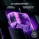 Razer Ornata V3 X Gaming Keyboard: US Layout, Low-Profile Keys, Silent Membrane Switches, UV-Coated Keycaps, Spill Resistant, Chroma RGB Lighting, Ergonomic Wrist Rest - Classic Black