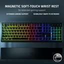 Razer Ornata V3 Gaming Keyboard: Low-Profile Keys, Mecha-Membrane Switches, UV-Coated Keycaps, Backlit Media Keys, 10-Zone RGB Lighting, Spill-Resistant, Magnetic Wrist Wrest - Black