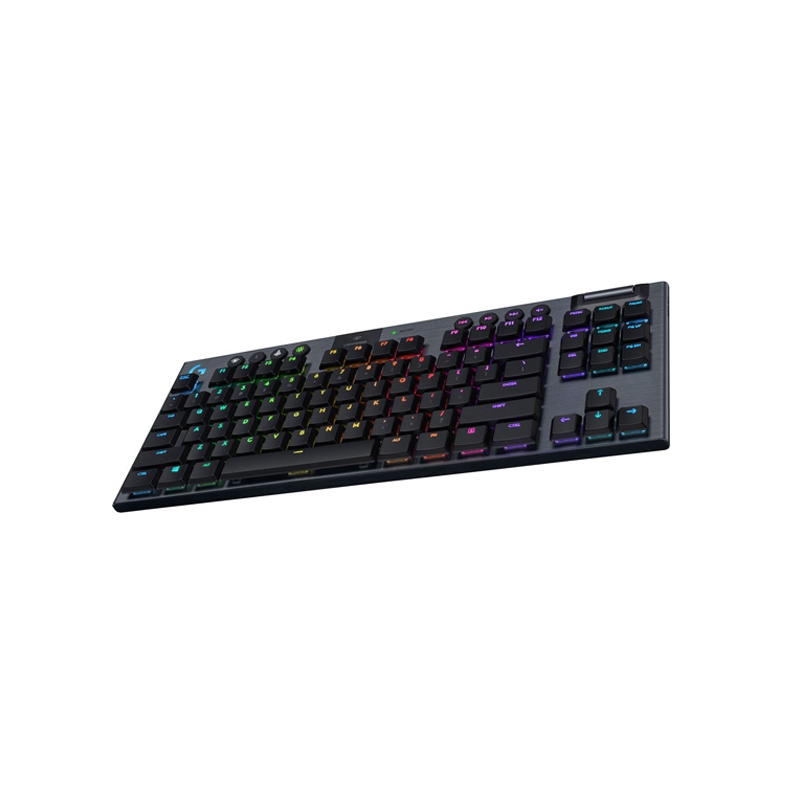 Logitech G915 TKL LIGHTSPEED LIGHTSYNC RGB Wireless Mechanical Gaming Keyboard GL Tactile Switch - Black