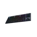 Logitech G915 TKL LIGHTSPEED LIGHTSYNC RGB Wireless Mechanical Gaming Keyboard GL Tactile Switch - Black