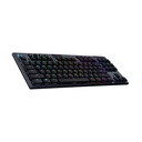 Logitech G915 TKL LIGHTSPEED LIGHTSYNC RGB Wireless Mechanical Gaming Keyboard GL Tactile Switch - Black