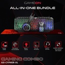 Gameon Cypher XL All-In-One Bundle Wired Keyboard, Headset, Mouse & Mousepad