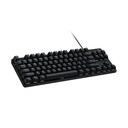 Logitech G413 TKL SE Wired Mechanical Gaming Keyboard (Arabic) With Tactile Mechanical Switches - Black