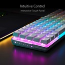 Asus M602 Rog Falchion Ace 65% Wired RGB Mechanical Gaming Keyboard NX Red Switch Linear & Swift (Arabic) - White