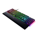Razer BlackWidow V4 Mechanical Gaming Keyboard: Green Switches Tactile & Clicky, Chroma RGB, 6 Macro Keys, Magnetic Wrist Rest, Doubleshot ABS Keycaps, Roller & Media Keys - Black