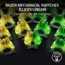 Razer BlackWidow V4 Mechanical Gaming Keyboard: Green Switches Tactile & Clicky, Chroma RGB, 6 Macro Keys, Magnetic Wrist Rest, Doubleshot ABS Keycaps, Roller & Media Keys - Black