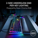 Razer BlackWidow V4 Mechanical Gaming Keyboard: Green Switches Tactile & Clicky, Chroma RGB, 6 Macro Keys, Magnetic Wrist Rest, Doubleshot ABS Keycaps, Roller & Media Keys - Black