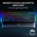 Razer BlackWidow V4 Mechanical Gaming Keyboard: Green Switches Tactile & Clicky, Chroma RGB, 6 Macro Keys, Magnetic Wrist Rest, Doubleshot ABS Keycaps, Roller & Media Keys - Black