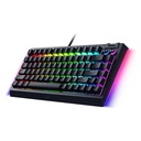 Razer BlackWidow V4 75% Mechanical Gaming Keyboard: Hot-Swappable Design, Compact & Durable, Orange Tactile Switches, Chroma RGB, MF Roller & Media Keys, Comfortable Wrist Rest - Black