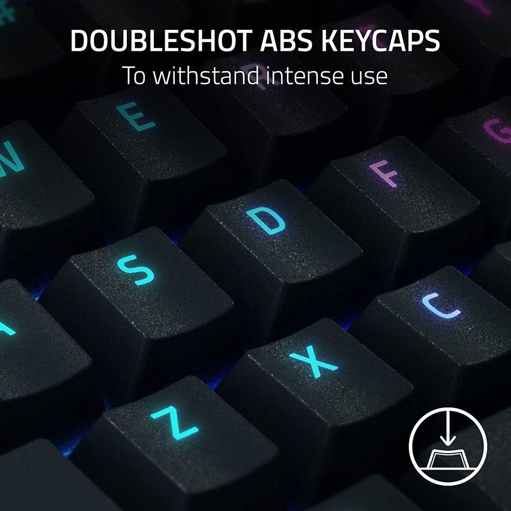 Razer BlackWidow V4 Pro Wired Mechanical Gaming Keyboard: Yellow Mechanical Switches, Linear & Silent, Doubleshot ABS Keycaps, Command Dial, Programmable Macros - Chroma RGB - Black