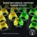Razer BlackWidow V4 Pro Wired Mechanical Gaming Keyboard: Green Mechanical Switches Tactile & Clicky, Doubleshot ABS Keycaps, Command Dial, Programmable Macros - Chroma RGB - Black