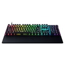 Razer Huntsman V3 Pro Esports Gaming Keyboard: Analog Optical Switches, Rapid Trigger & Adjustable Actuation, Media Keys & Dial, Doubleshot PBT Keycaps, Wrist Rest - Black
