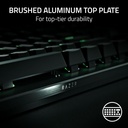 Razer Huntsman V3 Pro Esports Gaming Keyboard: Analog Optical Switches, Rapid Trigger & Adjustable Actuation, Media Keys & Dial, Doubleshot PBT Keycaps, Wrist Rest - Black
