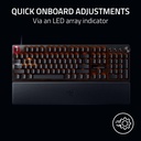 Razer Huntsman V3 Pro Esports Gaming Keyboard: Analog Optical Switches, Rapid Trigger & Adjustable Actuation, Media Keys & Dial, Doubleshot PBT Keycaps, Wrist Rest - Black