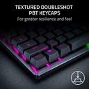 Razer Huntsman V3 Pro Esports Gaming Keyboard: Analog Optical Switches, Rapid Trigger & Adjustable Actuation, Media Keys & Dial, Doubleshot PBT Keycaps, Wrist Rest - Black