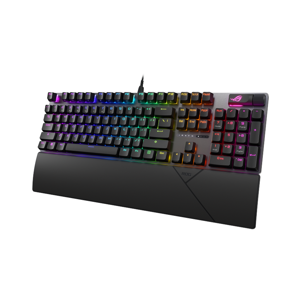 Asus XA11 Rog Strix Scope II Wired Mechanical Gaming Keyboard NX Snow Switch Refined Linear (Arabic) - Black