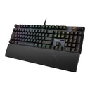 Asus XA11 Rog Strix Scope II Wired Optical Mechanical Gaming Keyboard RX Red Switch Linear & Swift (Arabic) - Black