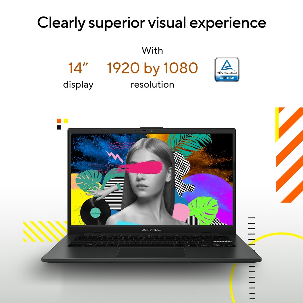Asus VivoBook (E1404FA-NK185W) AMD Ryzen 5-7520U 8GB Ram 512GB SSD AMD Radeon Graphics 14" FHD (Win 11 Home) - Black