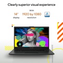 Asus VivoBook (E1404FA-NK185W) AMD Ryzen 5-7520U 8GB Ram 512GB SSD AMD Radeon Graphics 14" FHD (Win 11 Home) - Black