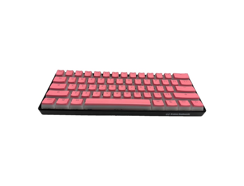 Kraken Pink Pudding Keycap Set 108 Doubleshot PBT Backlit Keycaps (ISO Keys Included)