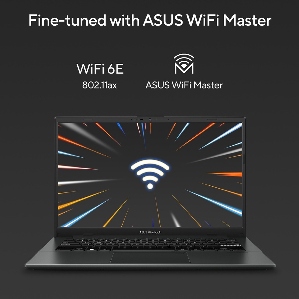 Asus VivoBook (E1404FA-NK185W) AMD Ryzen 5-7520U 8GB Ram 512GB SSD AMD Radeon Graphics 14" FHD (Win 11 Home) - Black